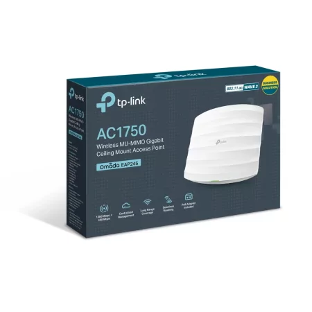 Kontrolsat - Access Point TP-Link - EAP245 - AC1750 2x Gigabit & Dual-Band - Tecto