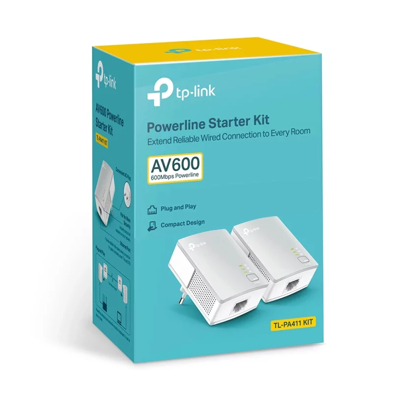Kontrolsat - TP-Link Powerline Starter Kit TL-PA411KIT AV600