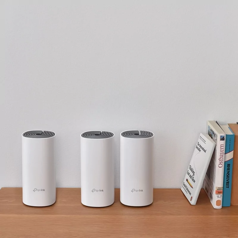 Kontrolsat - TP-Link Smart Home Deco E4 AC1200 (3-Pack) Mesh - Deco E4(3-Pack)
