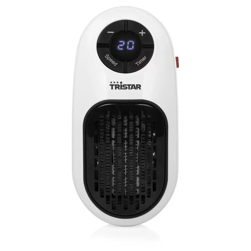 Kontrolsat - Tristar Ventoinha Aquecedor Tomada 400W Branco KA-5084