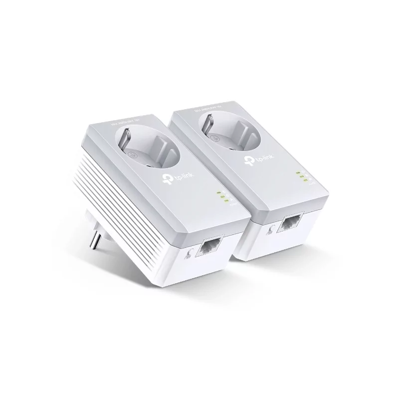 Kontrolsat - TP-Link Powerline Adapter AV600 + AC Pass Through Starter Kit TL-PA4010PKIT