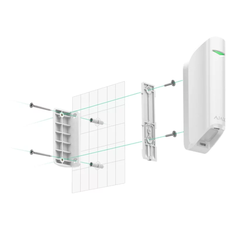 Kontrolsat - Detetor de Cortina AJAX MotionProtect Curtain (Sem Fios - Branco)