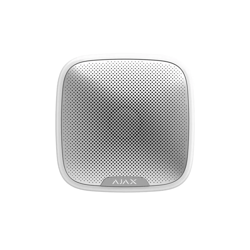 Kontrolsat - AJAX StreetSiren Wireless Siren (113dB Outdoor - Wireless - White)
