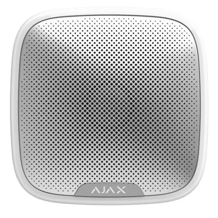 Kontrolsat - Sirene Sem Fios AJAX StreetSiren (113dB Exterior - Sem Fios - Branco)