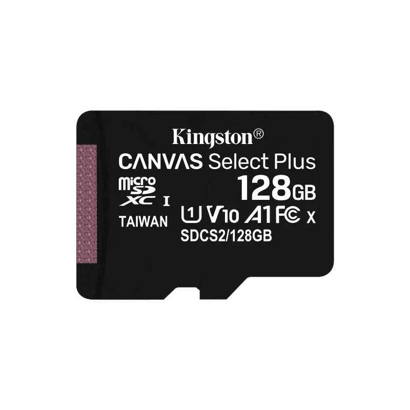 Kontrolsat - Kingston 128GB MicroSDXC Canvas Select Plus Class10 UHS-I + Adapter - SDCS2/128GB