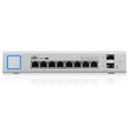 Kontrolsat - Switch de Rede Ubiquiti UniFi 8 Portas Gigabit PoE + 2x SFP - US-8-150W