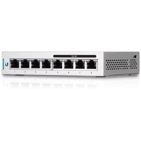 Kontrolsat - Ubiquiti UniFi PoE Switch - 8 Ports 4x PoE Out 60W - US-8-60W Kontrolsat - Ubiquiti UniFi PoE Switch - 8 Ports 4x PoE Out 60W - US-8-60W