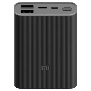 Kontrolsat - Power Bank Xiaomi Xiaomi 3 Ultra Compact 10000MAH Preto - BHR4412GL