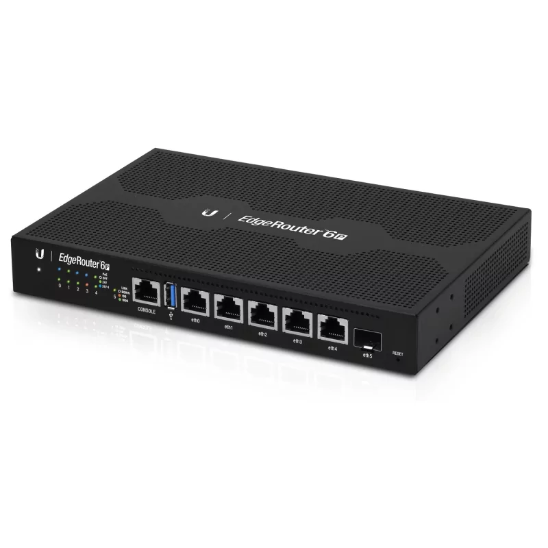 Kontrolsat - Ubiquiti EdgeRouter 6P 6 Portas Gigabit PoE - ER-6P Kontrolsat - Ubiquiti EdgeRouter 6P 6 Portas Gigabit PoE - ER-6P