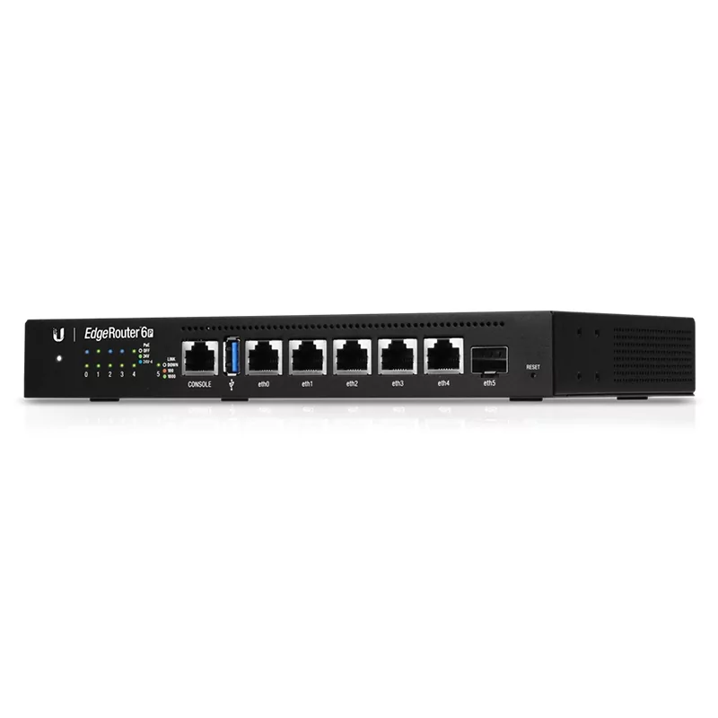 Kontrolsat - Ubiquiti EdgeRouter 6P 6 Portas Gigabit PoE - ER-6P