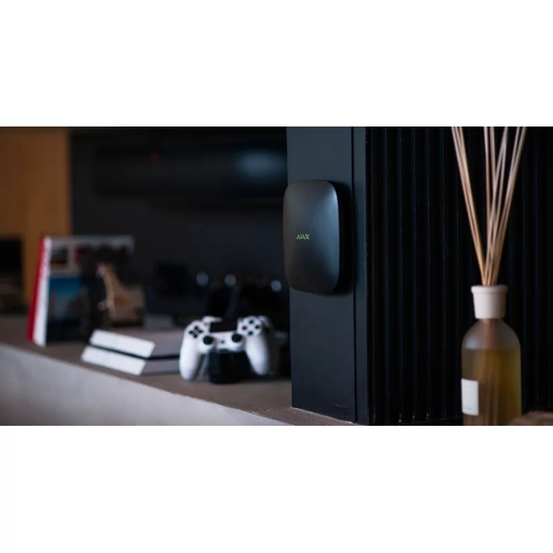 Kontrolsat - Hub Central de Segurança AJAX Hub (100 Dispositivos - Ethernet - Preto)