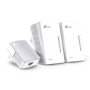 Kontrolsat - Powerline 3x Starter Kit TP-Link AV500 Wi-Fi - Tl-WPA4220T KIT