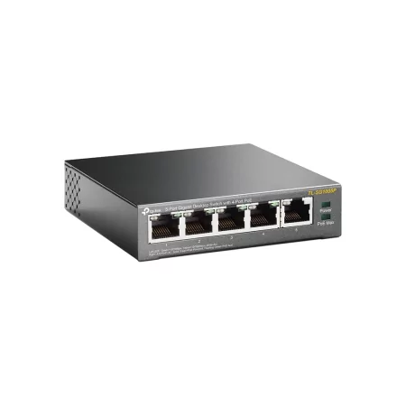 Kontrolsat - Switch POE 5 Portas TP-Link - TL-SG1005P - Gigabit