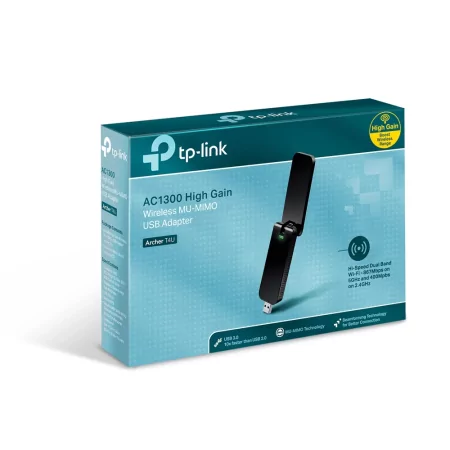 Kontrolsat - TP-Link Wi-Fi Dual Band AC1300 USB Network Card - Archer T4U Kontrolsat - TP-Link Wi-Fi Dual Band AC1300 USB Network Card - Archer T4U