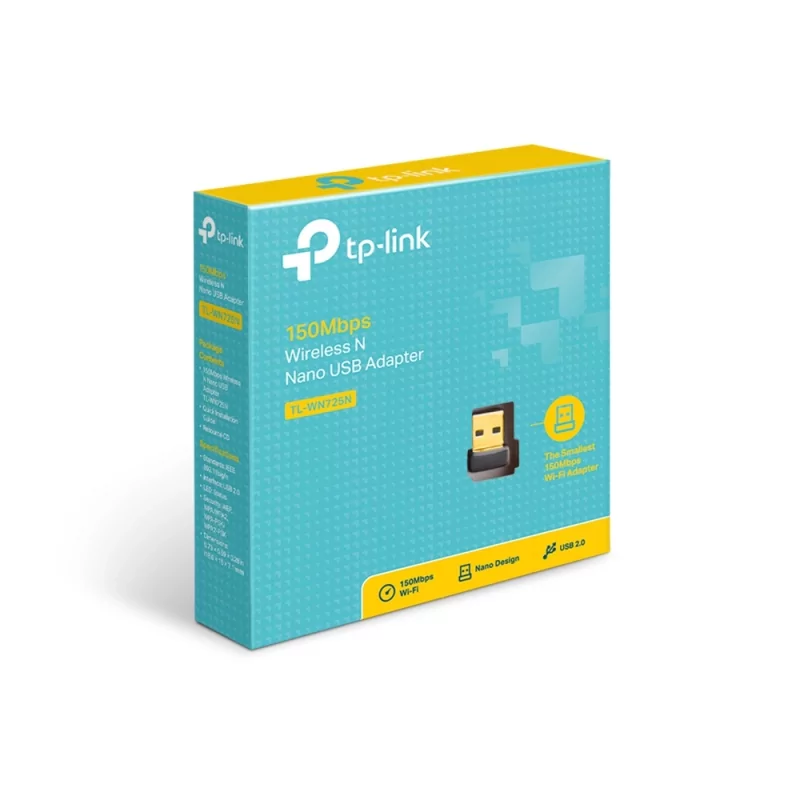 Kontrolsat - TP-Link 150Mbps USB Wi-Fi Adapter - TL-WN725N