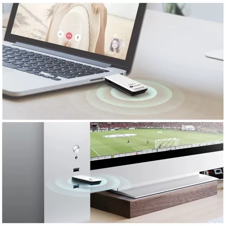 Kontrolsat - Placa de Rede USB TP-Link Wi-Fi 300Mbps - TL-WN821N