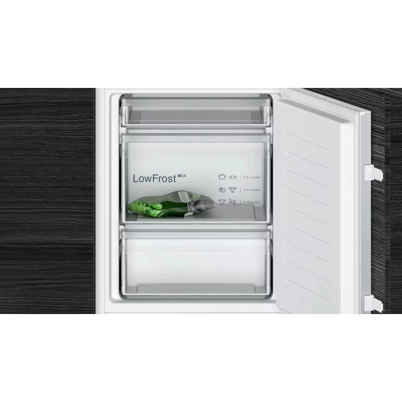 Kontrolsat - Frigorifico Combinado de Encastre Siemens iQ300 KI86VVSE0 (Low Frost - 177 cm - 267 L - Inox)