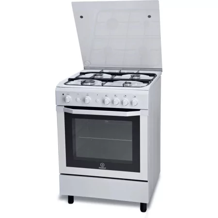 Kontrolsat - Fogão Monobloco Gás Natural Indesit - 4 Queimadores - 60cm - Branco - I6GG1F(W)/I