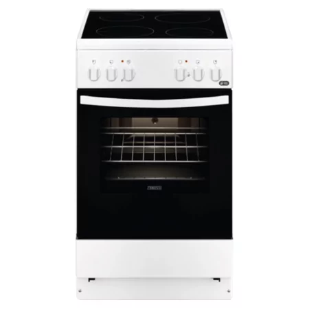 Kontrolsat - Vitroceramic Stove Zanussi - 4 Zones - 58L - White - ZCV540G1WA