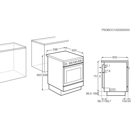 Kontrolsat - AEG Induction Cooker - 73L - Stainless Steel - CIB6646ABM Kontrolsat - AEG Induction Cooker - 73L - Stainless Steel - CIB6646ABM