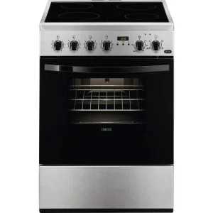 Kontrolsat - Fogão Vitrocerâmica Zanussi - 4 Zonas - 54L - Inox - ZCV65311XA