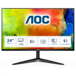 Kontrolsat - Monitor LED 23.6" AOC - 24B1H - 60Hz Full HD