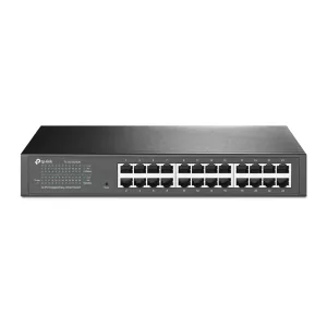 Kontrolsat - Switch TP-Link 24 Portas 10/100/1000 Mbps Preto TL-SG1024DE