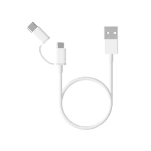 Kontrolsat - Cabo Xiaomi - Mi Charging 2 em 1 Type C / Micro USB p/ USB - SJV4083TY