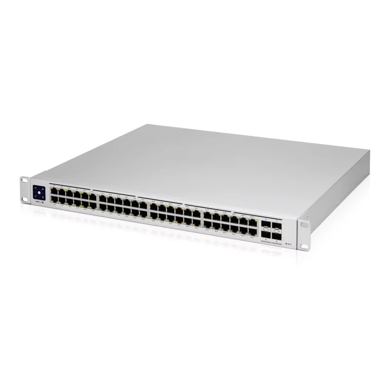 Kontrolsat - Ubiquiti Switch PoE Cinza - 48 Portas 600W - USW-Pro-48-POE
