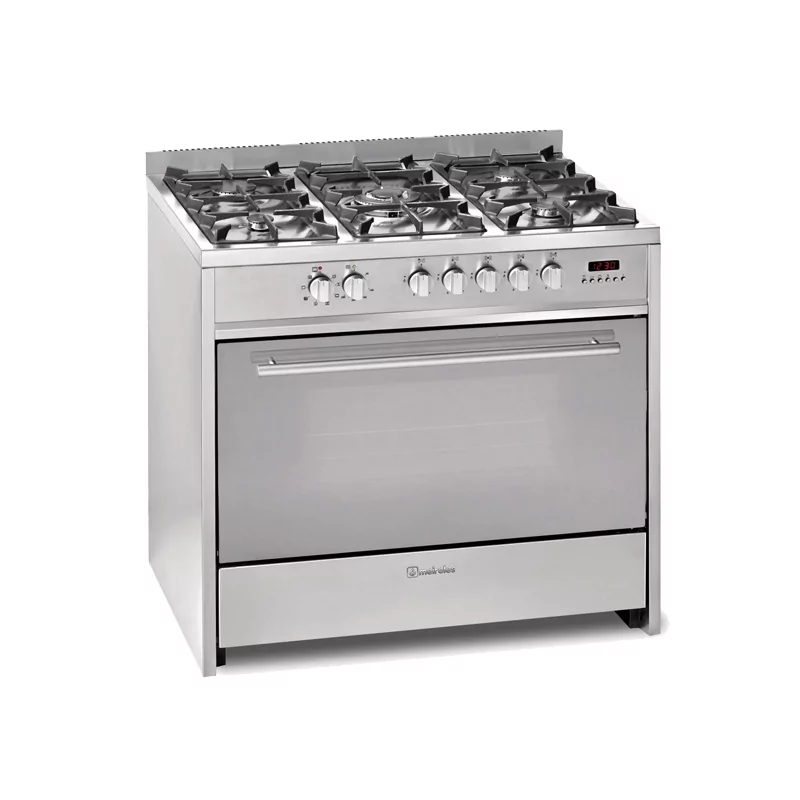 Kontrolsat - Meireles Gas Stove - 5 Burners - 121L - Stainless Steel - E 911 X Kontrolsat - Meireles Gas Stove - 5 Burners - 121L - Stainless Steel - E 911 X