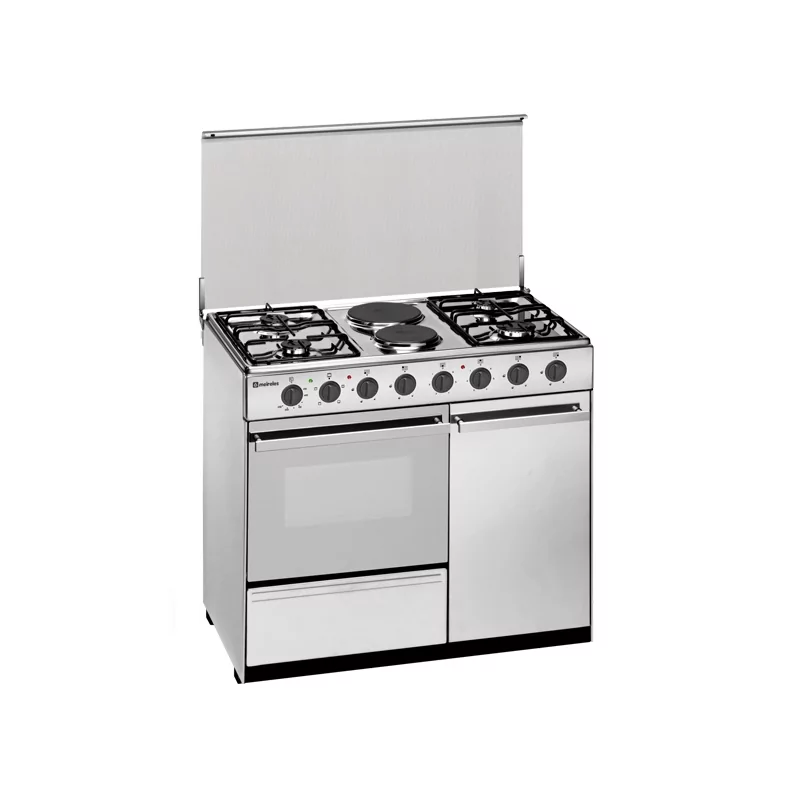 Kontrolsat - Fogão a Gás Meireles - 4 Queimadores - 59L - Inox - E 920 X Kontrolsat - Fogão a Gás Meireles - 4 Queimadores - 59L - Inox - E 920 X