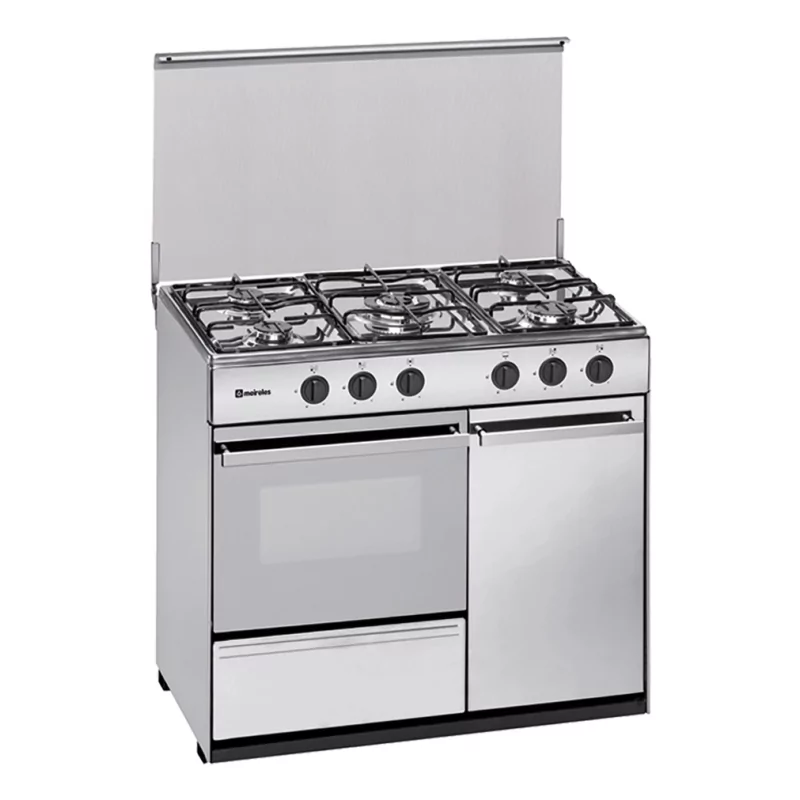 Kontrolsat - Fogão a Gás Meireles - 5 Queimadores - 55L - Inox - N 921 X Natural