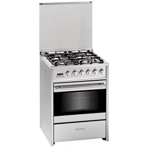 Kontrolsat - Meireles Monza Gas Stove - 4 Burners - 55L - Stainless Steel - E 610 X - Natural Gas
