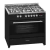 Kontrolsat - Fogão a Gás Meireles - 5 Queimadores - 121L - Preto - E 911 BL