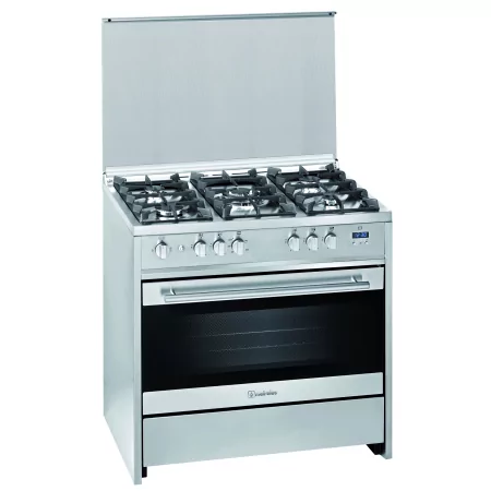 Kontrolsat - Fogão Meireles - 5 Zonas - 121L - Inox - E 910 X Natural