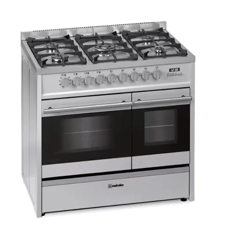 Kontrolsat - Fogão Misto Meireles - 121L - 5 Queimadores - Inox - E 916 X