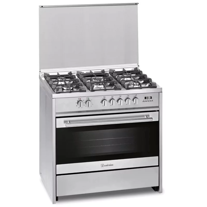 Kontrolsat - Fogão Misto Meireles - 121L - 5 Queimadores - Inox - E 916 X NAT