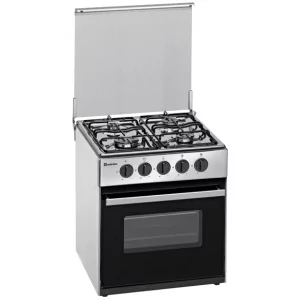 Kontrolsat - Meireles Gas Stove - 55L - 4 Burners - Stainless Steel - N 500 X