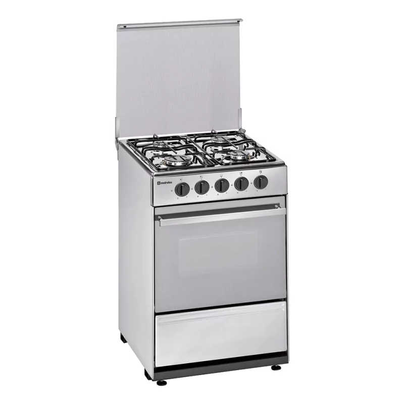 Kontrolsat - Fogão a Gás Meireles - 55L - 4 Queimadores - Inox - N 520 X NAT