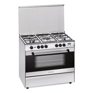 Kontrolsat - Fogão a Gás Meireles M 900 X NAT (5 Queimadores - 128L - Classe A - Inox - Gás Natural)