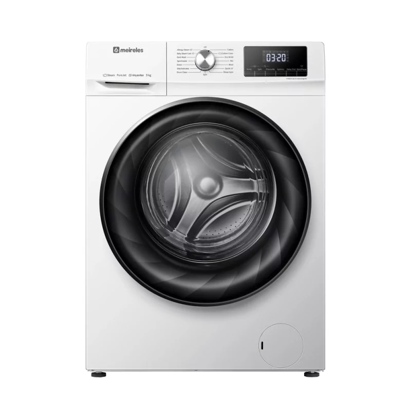 Kontrolsat - Máquina Lavar Roupa Meireles MLR 1491 W (9kg - 1400rpm - Classe B)