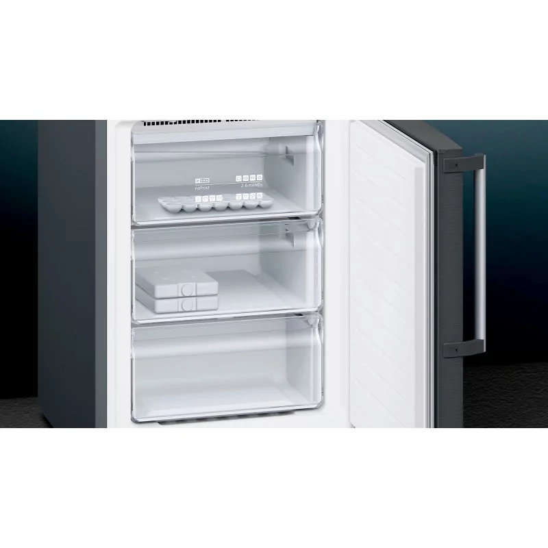 Kontrolsat - Combinado Siemens KG39NHXEP (368L - Classe E - Preto Inox)