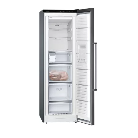 Kontrolsat - SIEMENS Vertical Freezer GS36NAXEP - No Frost 242L, Black
