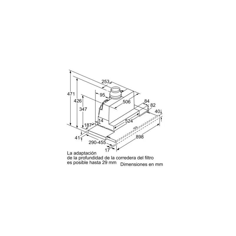 Kontrolsat - Exaustor Siemens iQ300 LI-97-SA-531 - 397 m³/h, Silencioso 53 dB, Branco