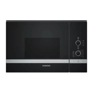 Kontrolsat - Microondas Embutido SIEMENS BF-520-LMR-0 (20 L - Preto/Aço Inox)