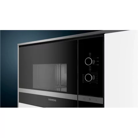 Kontrolsat - Microondas Embutido SIEMENS BF-520-LMR-0 (20 L - Preto/Aço Inox) Kontrolsat - Microondas Embutido SIEMENS BF-520-LMR-0 (20 L - Preto/Aço Inox)
