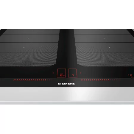 Kontrolsat - Siemens Induction Hob EX-675-LXC-1-E - 4 Zones, 7400W, Boost, Black/Stainless Kontrolsat - Siemens Induction Hob EX-675-LXC-1-E - 4 Zones, 7400W, Boost, Black/Stainless