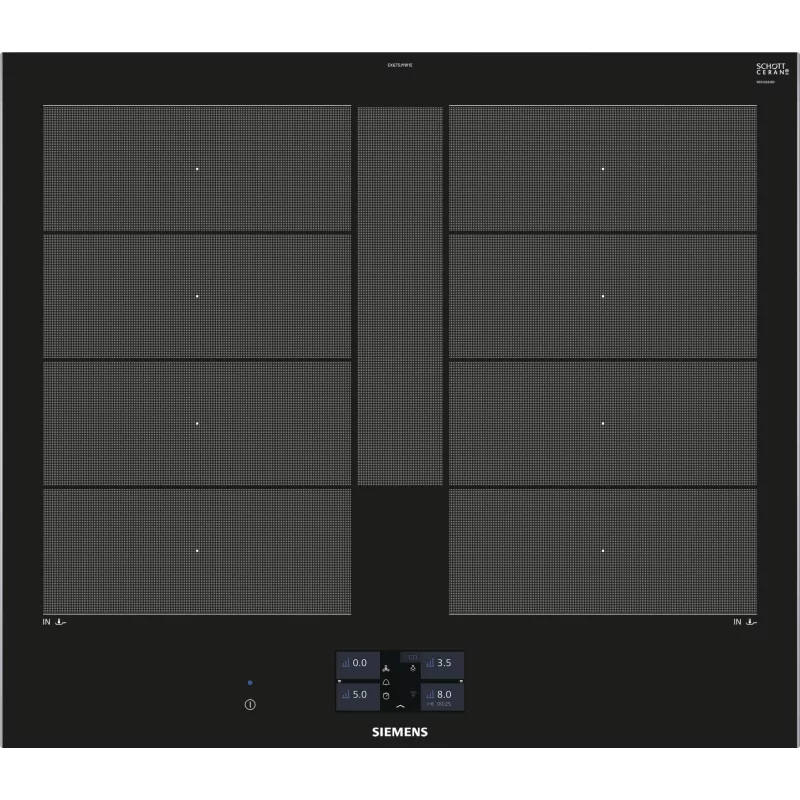 Kontrolsat - SIEMENS Induction Hob EX-675-JYW-1-E - 4 Zones, 7400W, Black