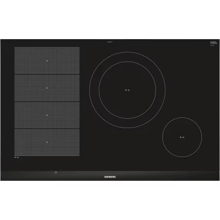 Kontrolsat - Siemens Induction Hob EX-875-LEC-1-E - 4 Zones with Boost, Black/Stainless