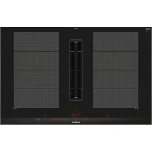 Kontrolsat - Placa de Inducao SIEMENS EX875LX67E (Eletrica - 81 cm - Preto/Inox)
